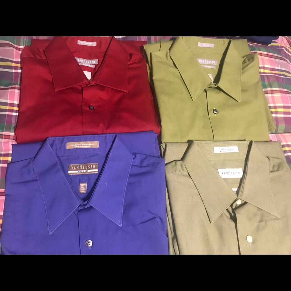 4 long sleeve shirt, VanHeusen